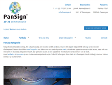 Tablet Screenshot of pansignfotografie.nl